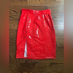Red Mini Skirt